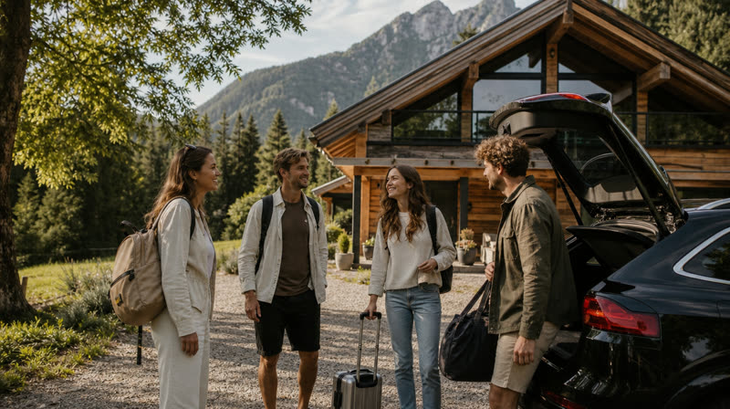 Weekend Getaway mit Freunden